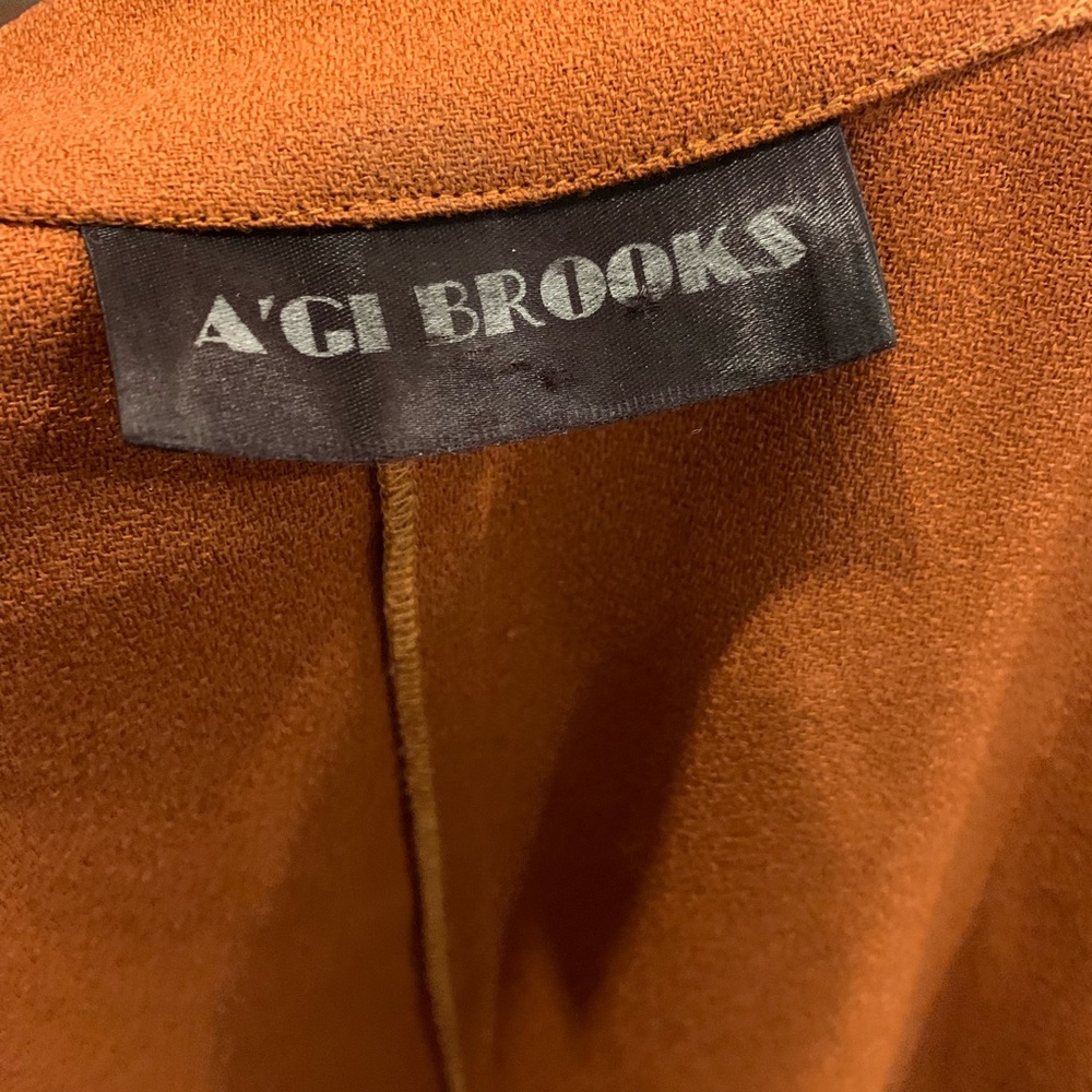 VINTAGE ORANGE FITTED JACKET - Picture 5 of 6